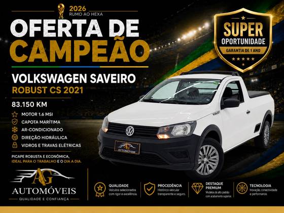 VOLKSWAGEN SAVEIRO 1.6 MSI ROBUST CS 8V FLEX 2P MANUAL VOLKSWAGEN SAVEIRO 1.6 MSI ROBUST CS 8V FLEX 2P MANUAL